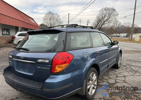 2007 Subaru Outback 2.5I from USA, damaged, VIN 4S4BP61C977305221